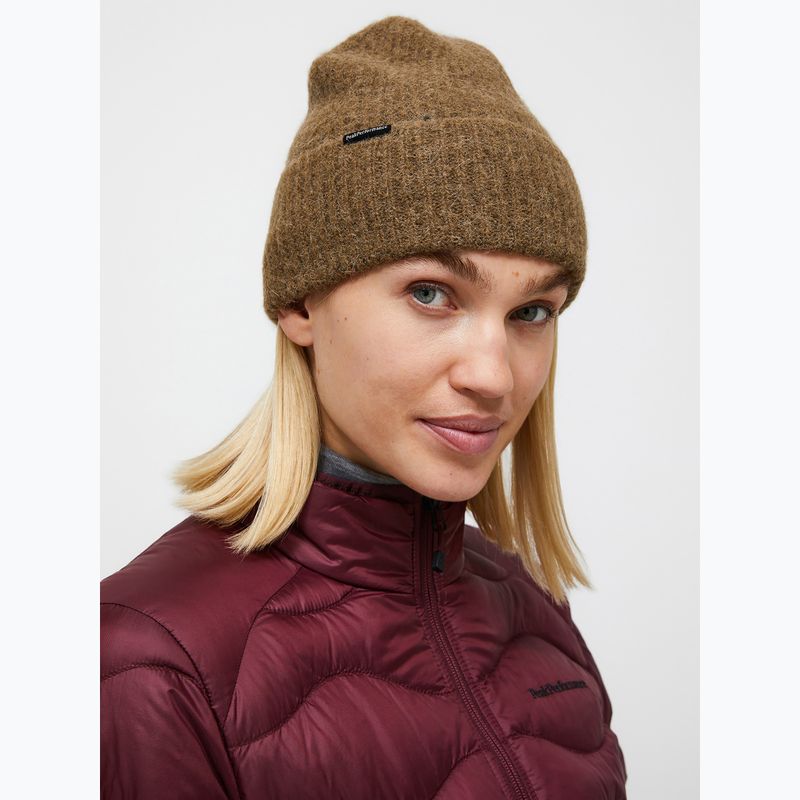 Wintermütze Peak Performance Woolblend meadow moss 2