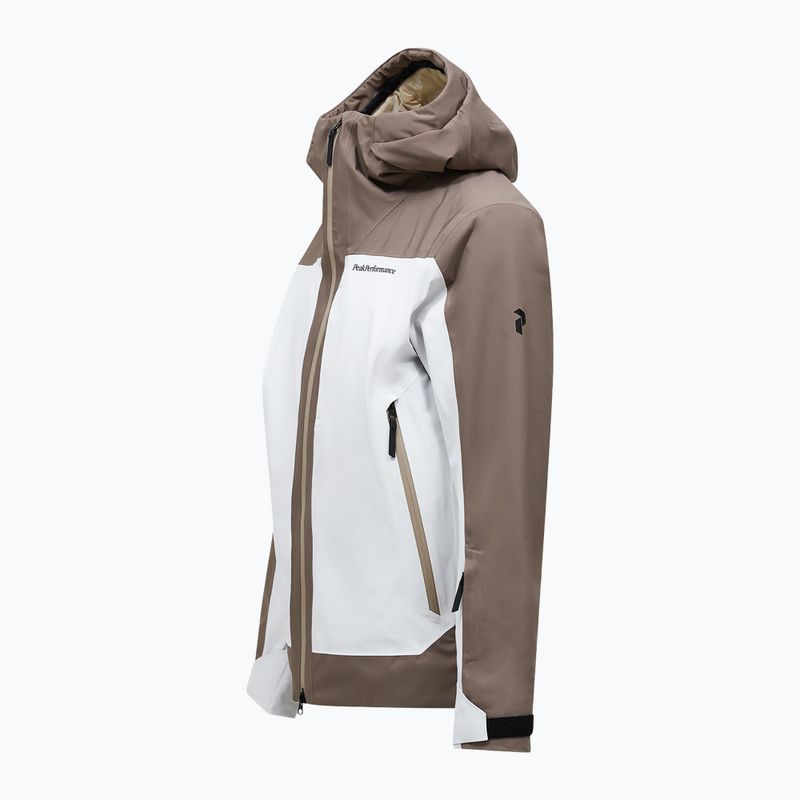 Herren-Skijacke Peak Performance Whitelight Hipe 2L Insulated Shell terrain tan/antarctica 3