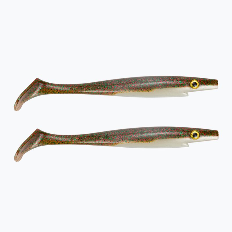 Strike Pro Pig Shad Jr 2 Stück Gold Gummiköder TEV-SP172C-108