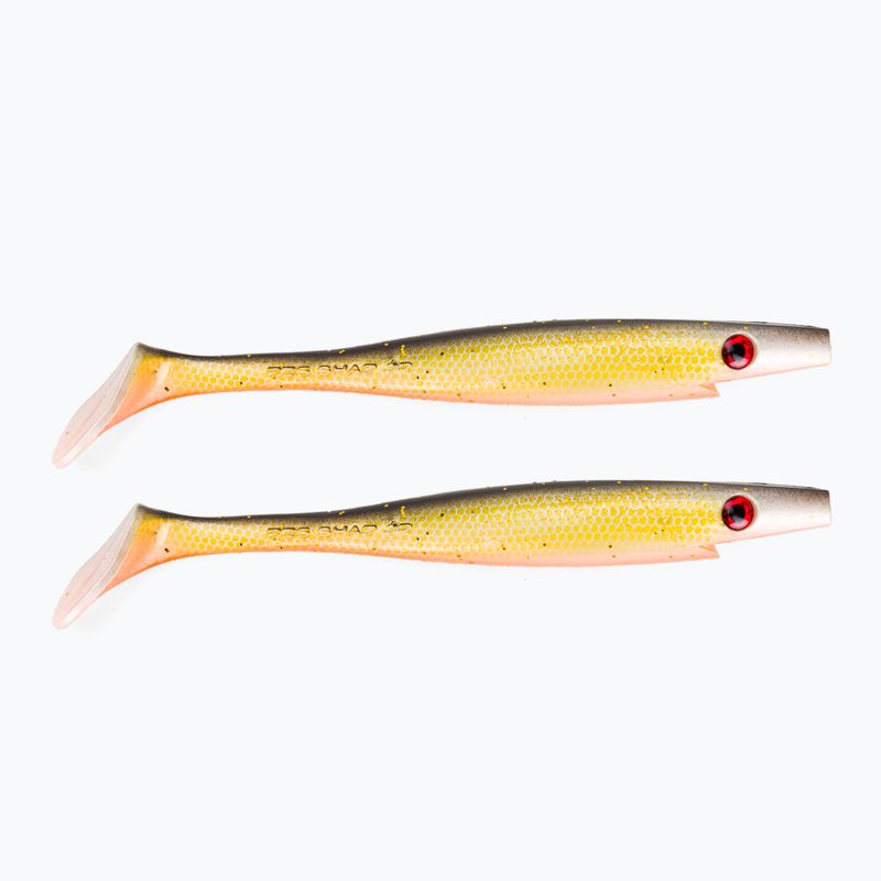 Strike Pro Pig Shad Jr Gummiköder 2 Stück gelb TEV-SP172C-C041