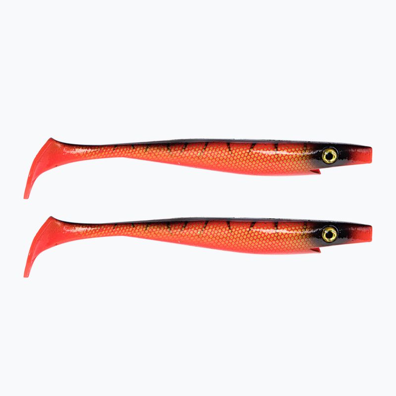 Strike Pro Pig Shad Tournament Gummiköder 2 Stück rot TEV-SP172M-141
