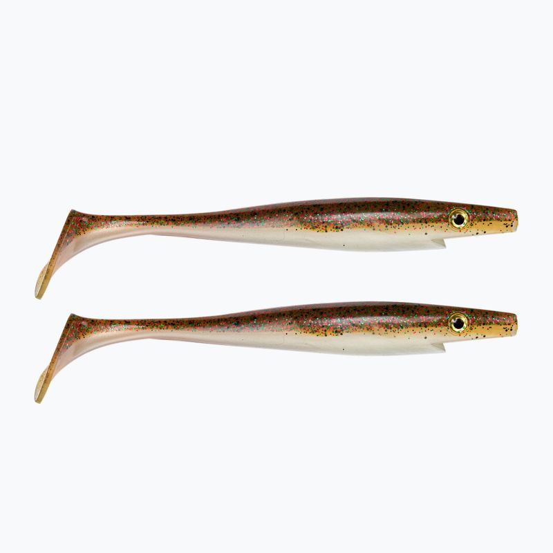 Strike Pro Pig Shad Tournament Gummiköder 2 Stück weiß TEV-SP172M-108