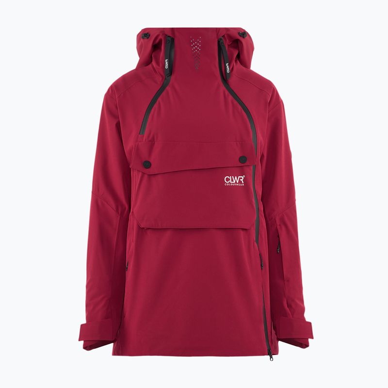 Damen Colourwear Cake Anorak 2.0 Himbeerrot Snowboardjacke