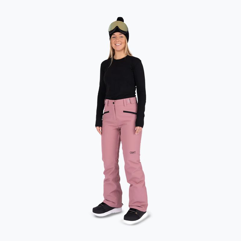 Women's Colourwear Cork Snowboard-Hose dk rose 2