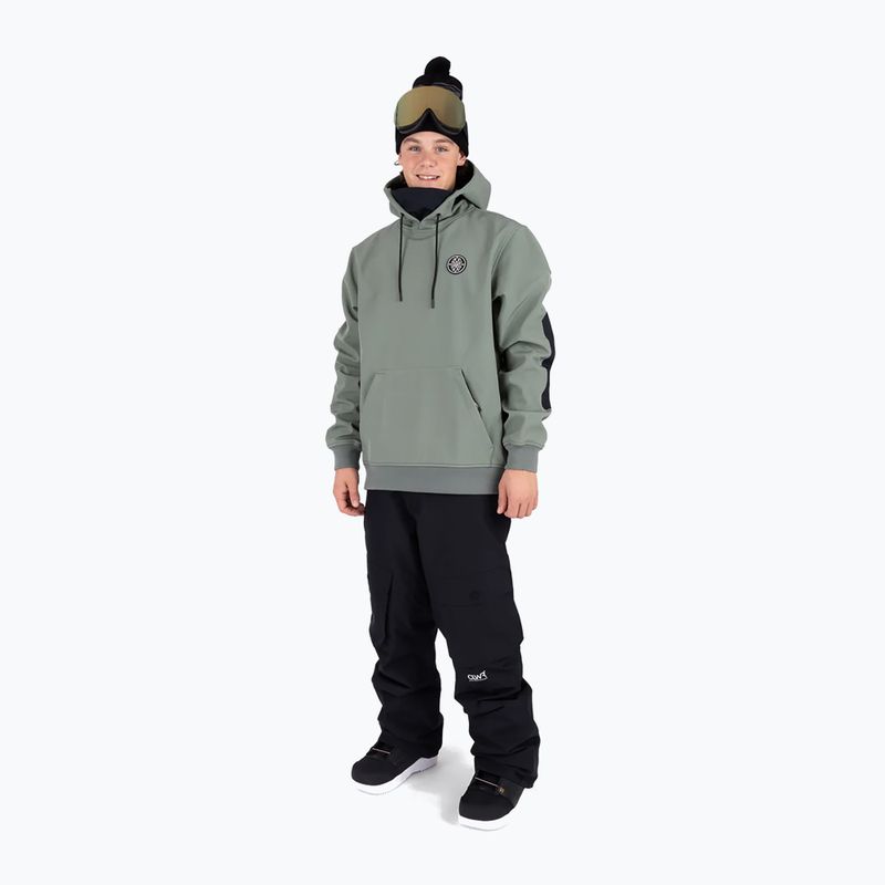 Colourwear Est 2010 Kapuze dk Salbei Snowboard Sweatshirt 2