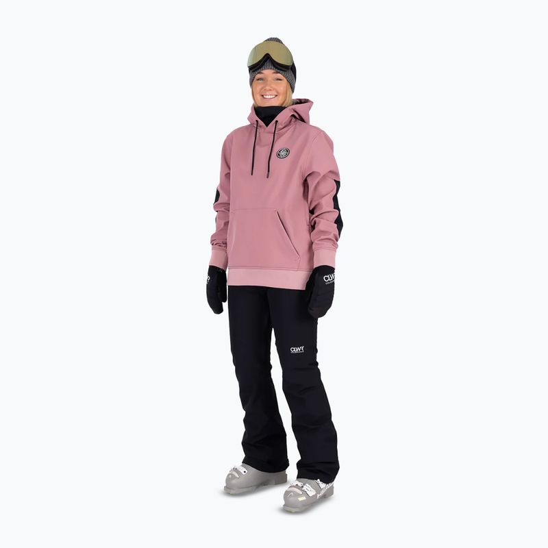 Snowboard Hoodie Colourwear Est 2010 Hood dk rose 2