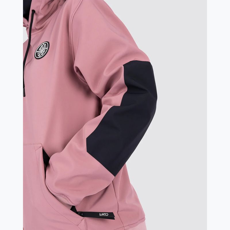 Snowboard Hoodie Colourwear Est 2010 Hood dk rose 8