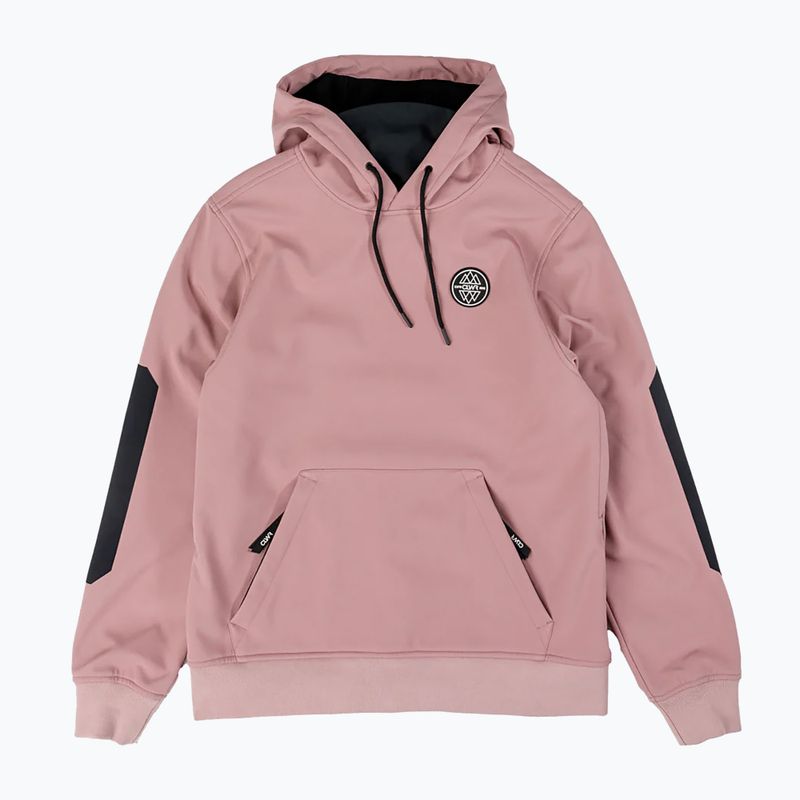 Snowboard Hoodie Colourwear Est 2010 Hood dk rose 9