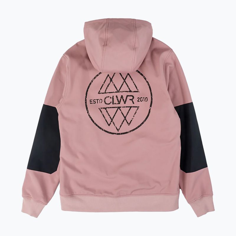 Snowboard Hoodie Colourwear Est 2010 Hood dk rose 10