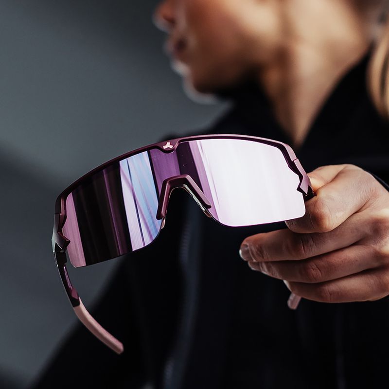 Tripoint 009 Lake Prespa Small matt bordeaux/braun/rosa Multi-Sonnenbrille 10