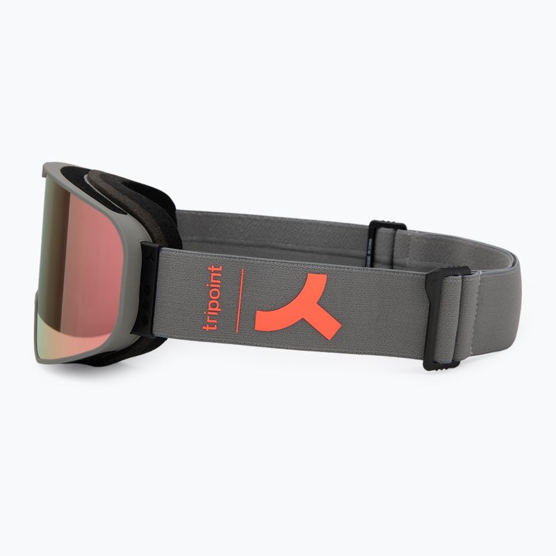 Skibrille Tripoint 109 Tumba Peak Small matt grey/brown/peach multi 4