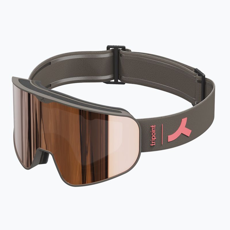 Skibrille Tripoint 109 Tumba Peak Small matt grey/brown/peach multi 2