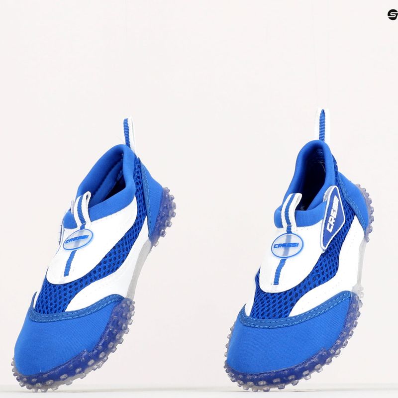 Cressi Coral Wasserschuhe für Kinder weiß und blau VB945024 11