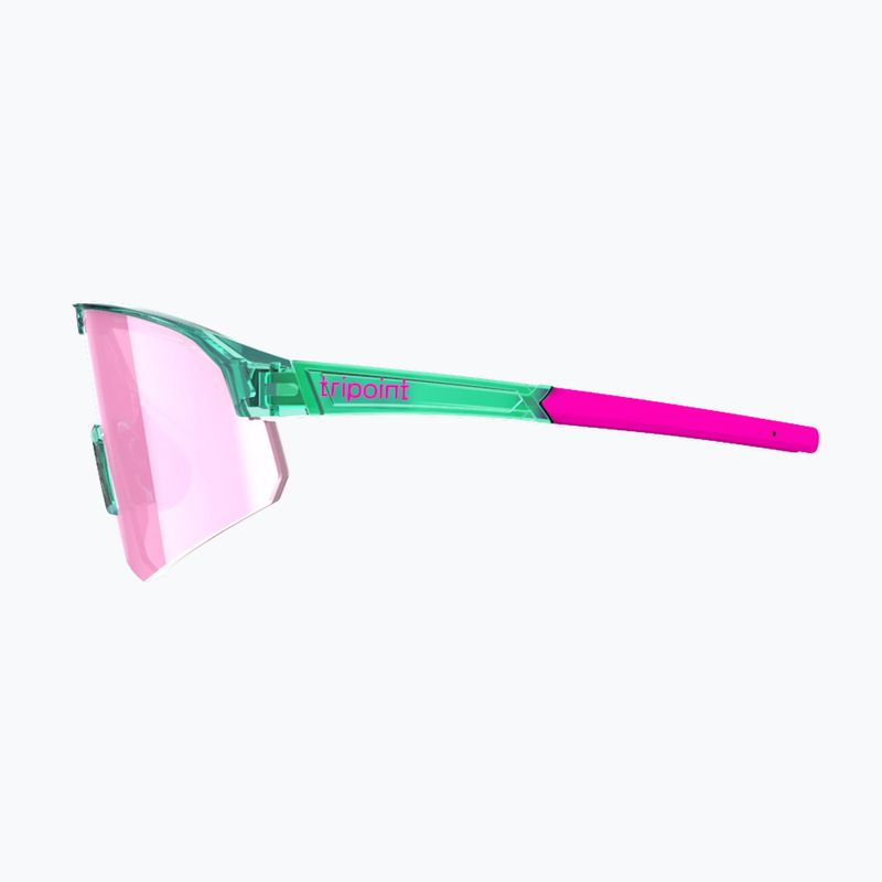 Sonnenbrille Tripoint 005 Lake Victoria transparent neon turquoise/brown/pink multi 3