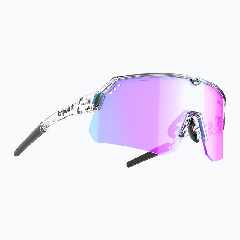 Tripoint 001 Treriksroset TRI-X UltraVue glänzend kristall/violett/blau Multi-Sonnenbrille