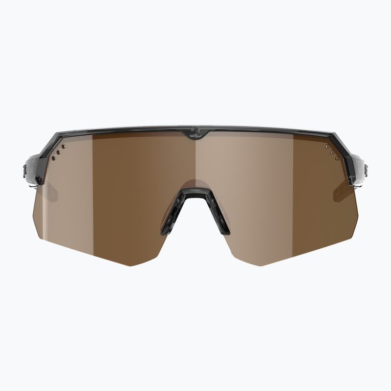 Tripoint 001 Treriksroset TRI-X Polarized glänzend schwarz/braun/silberne Spiegel Sonnenbrille 2