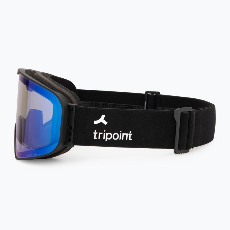 Skibrille Tripoint 109 Tumba Peak matt black/smoke/blue multi cromic 4