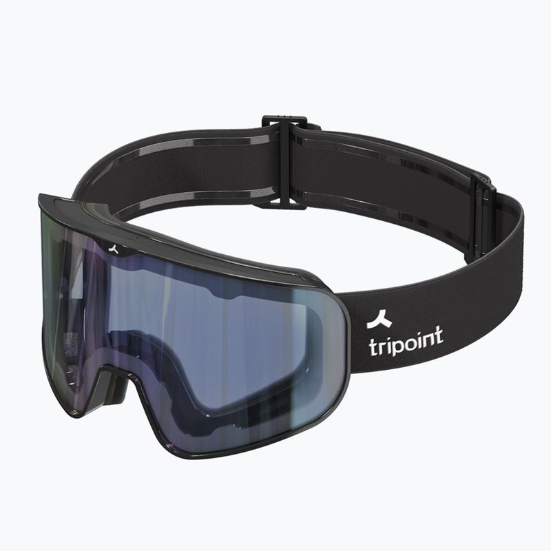 Skibrille Tripoint 109 Tumba Peak matt black/smoke/blue multi cromic 2