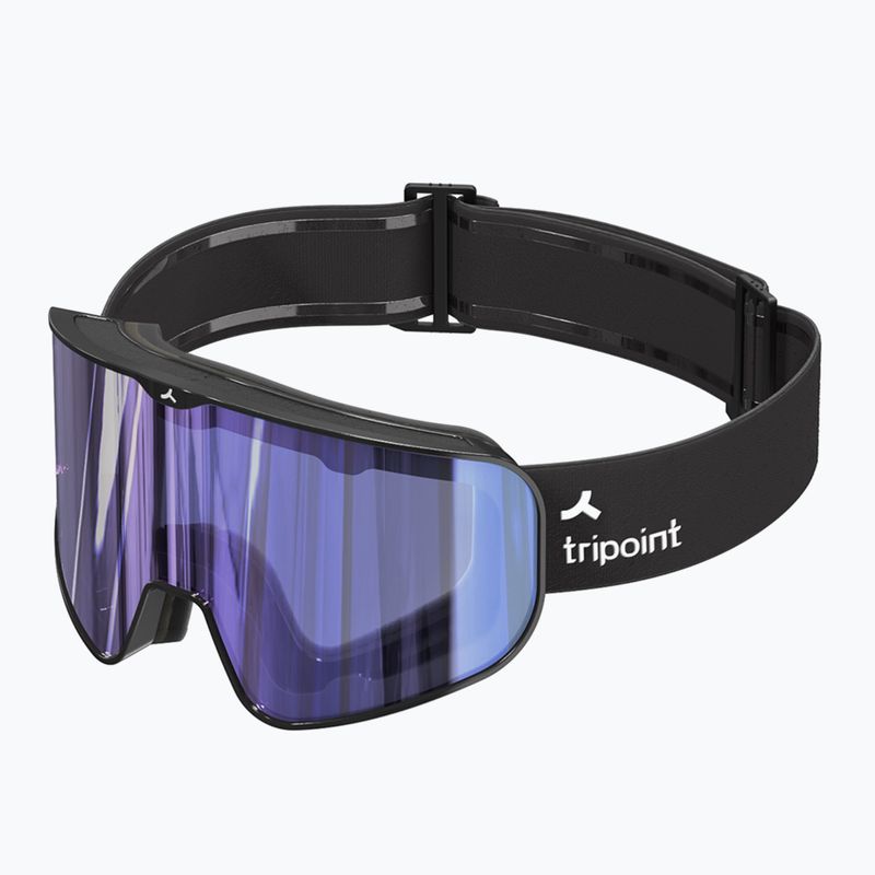 Skibrille Tripoint 109 Tumba Peak matte black/violet/blue multi ultravue 2