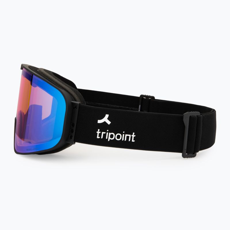 Skibrille Tripoint 109 Tumba Peak matt black/orange/blue multi ultravue 4