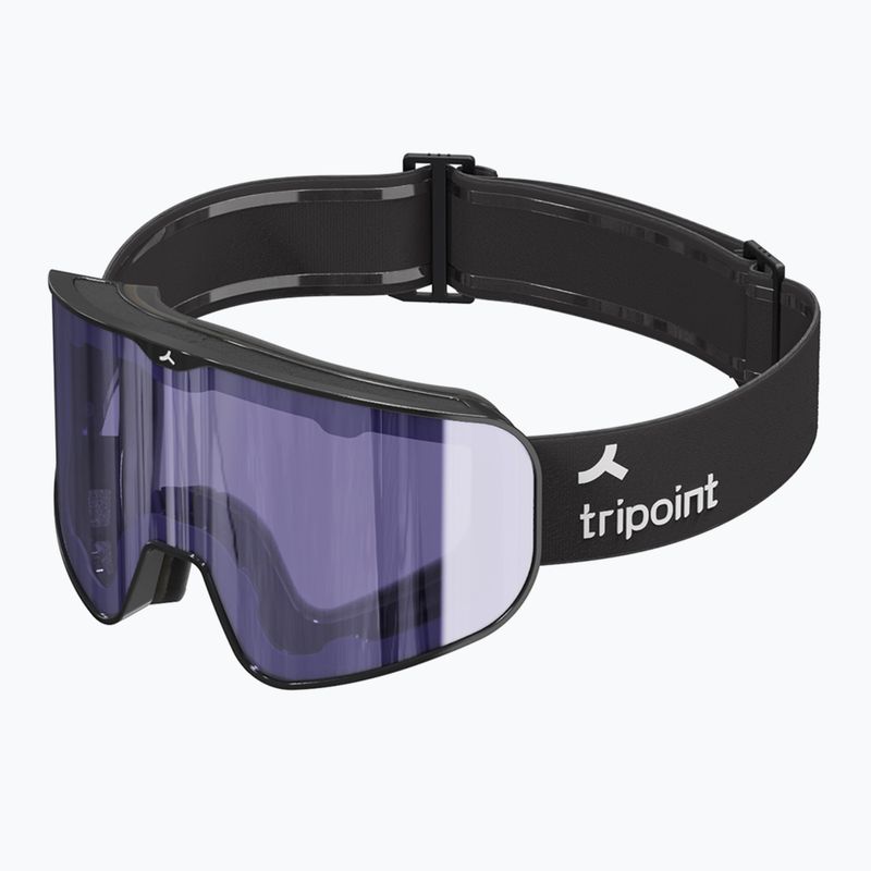 Skibrille Tripoint 109 Tumba Peak Small matt black/violet/blue multi ultravue 2