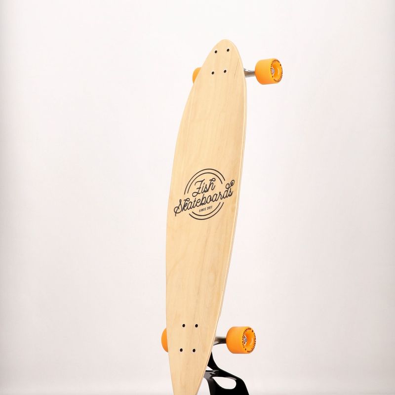 Fish Skateboards Vanlife Longboard beige LONG-VANL-SIL-ORA 11