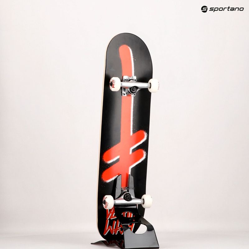 Deathwish Gang Logo 8.0 klassisches Skateboard gelb und schwarz 10525305 12