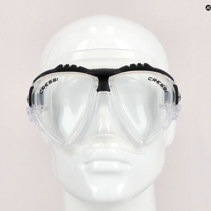 Cressi Matrix Tauchmaske schwarz DS301060 7