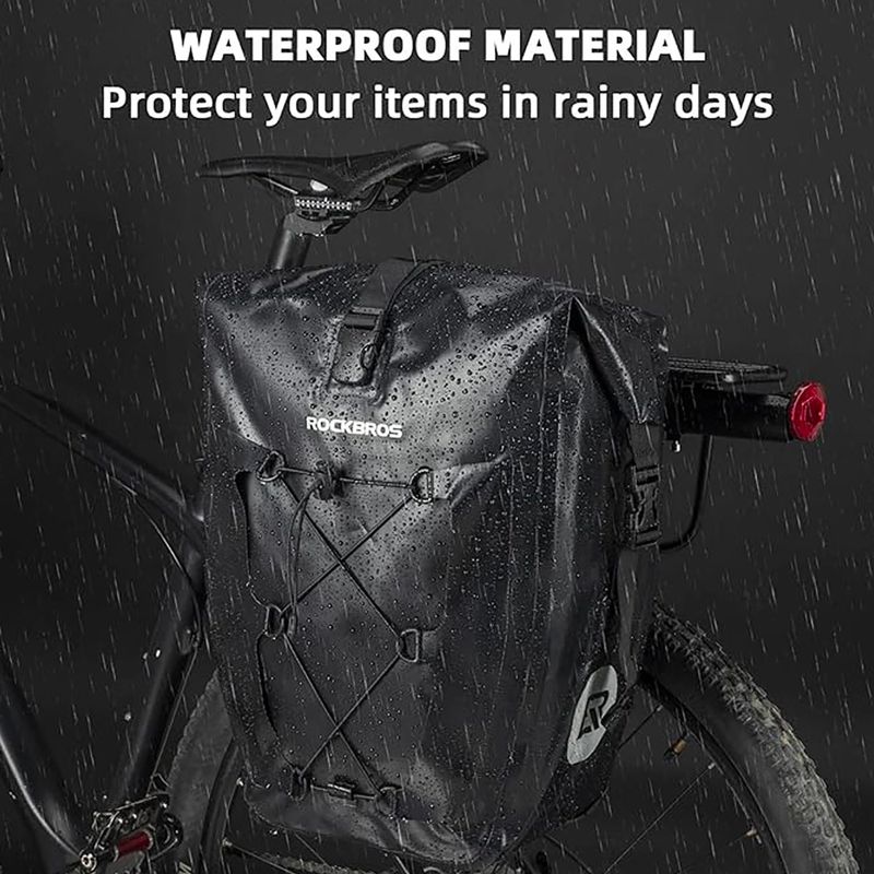 Fahrradtaschen Rockbros 30140022001 Bicycle Pannier Bag 2pcs black 5