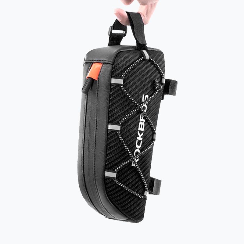 Rahmentasche fürs Fahrrad Rockbros 039BK Bike Tube Bag 1 l black 7