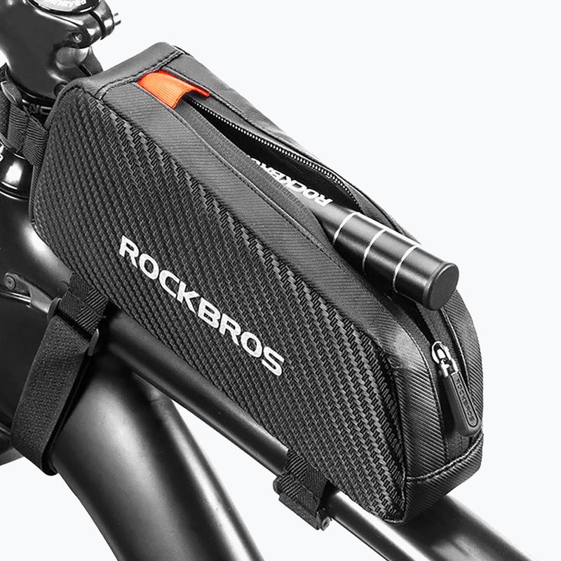 Rahmentasche fürs Fahrrad Rockbros 039BK Bike Tube Bag 1 l black 8
