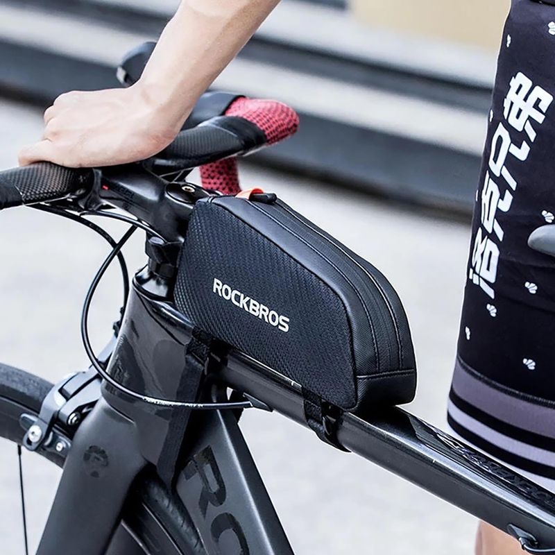 Rahmentasche fürs Fahrrad Rockbros 039BK Bike Tube Bag 1 l black 11