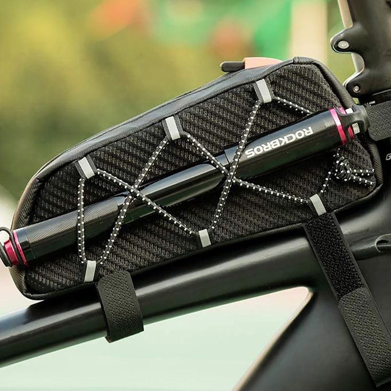Rahmentasche fürs Fahrrad Rockbros 039BK Bike Tube Bag 1 l black 12