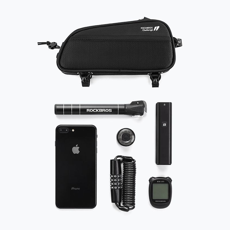 Rahmentasche fürs Fahrrad Rockbros 30120096001 MTB Bike Top Tube Bag 1,3 l black 4
