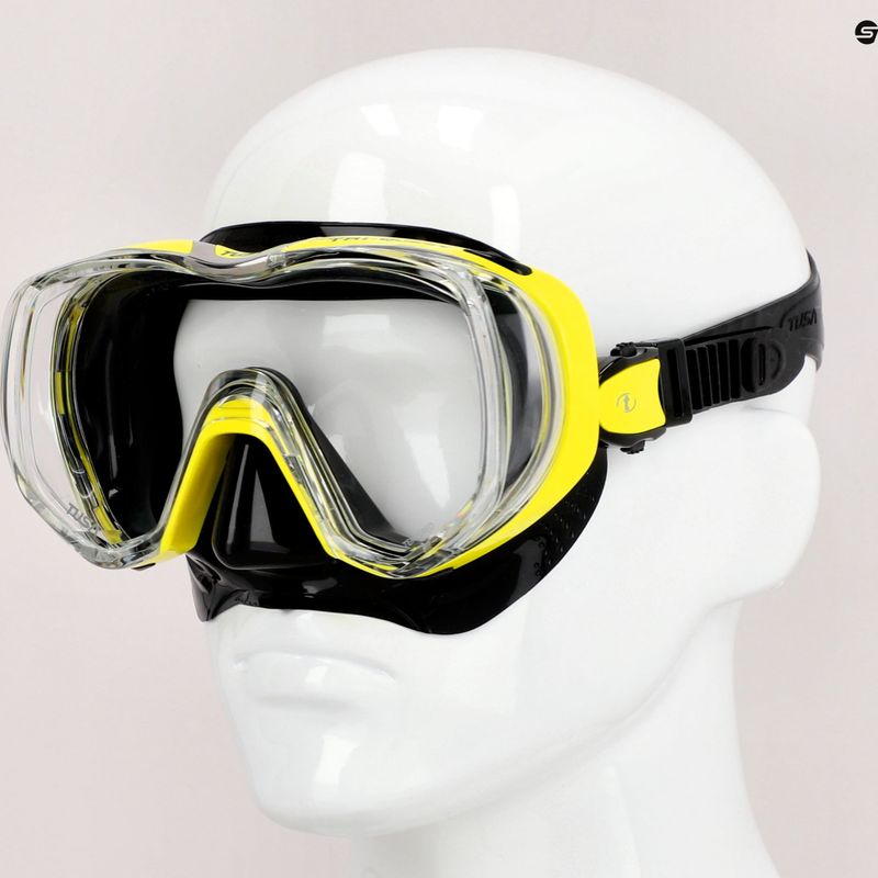 TUSA Tri-Quest Fd Tauchmaske Gelb M-3001 5