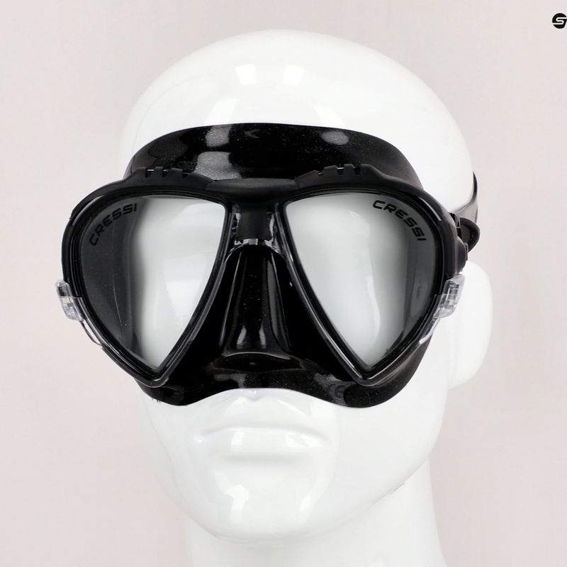 Cressi Matrix Tauchmaske schwarz DS302050 8