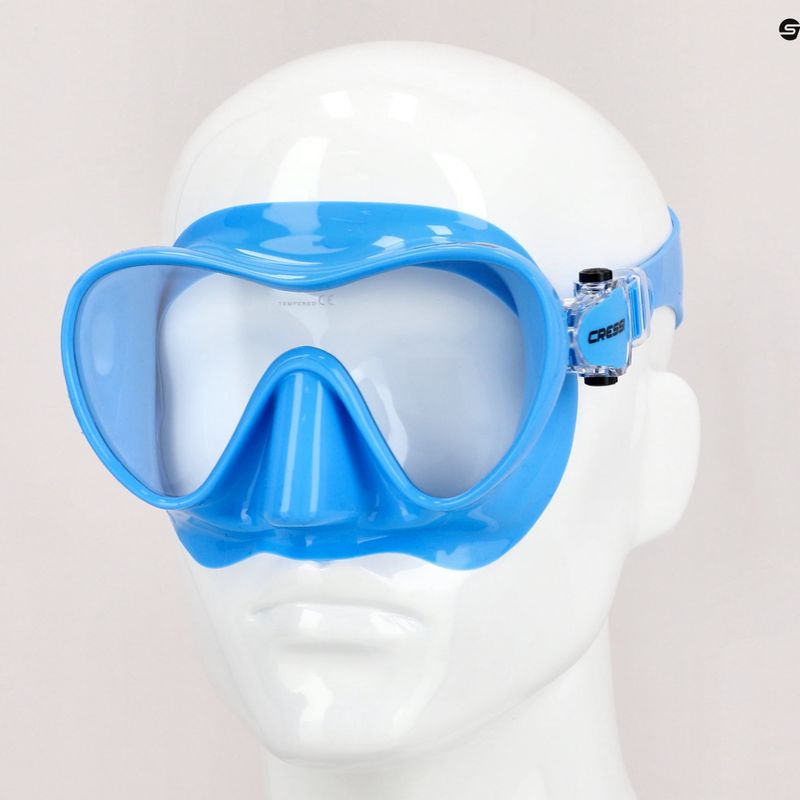 Cressi F1 Small Tauchmaske blau ZDN311020 9