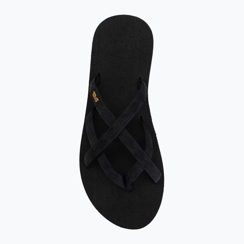 Damen-Flip-Flops Teva Olowahu mix b black on black 5