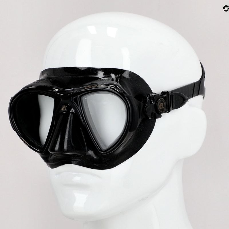 Cressi Nano Tauchmaske schwarz DS365050 6