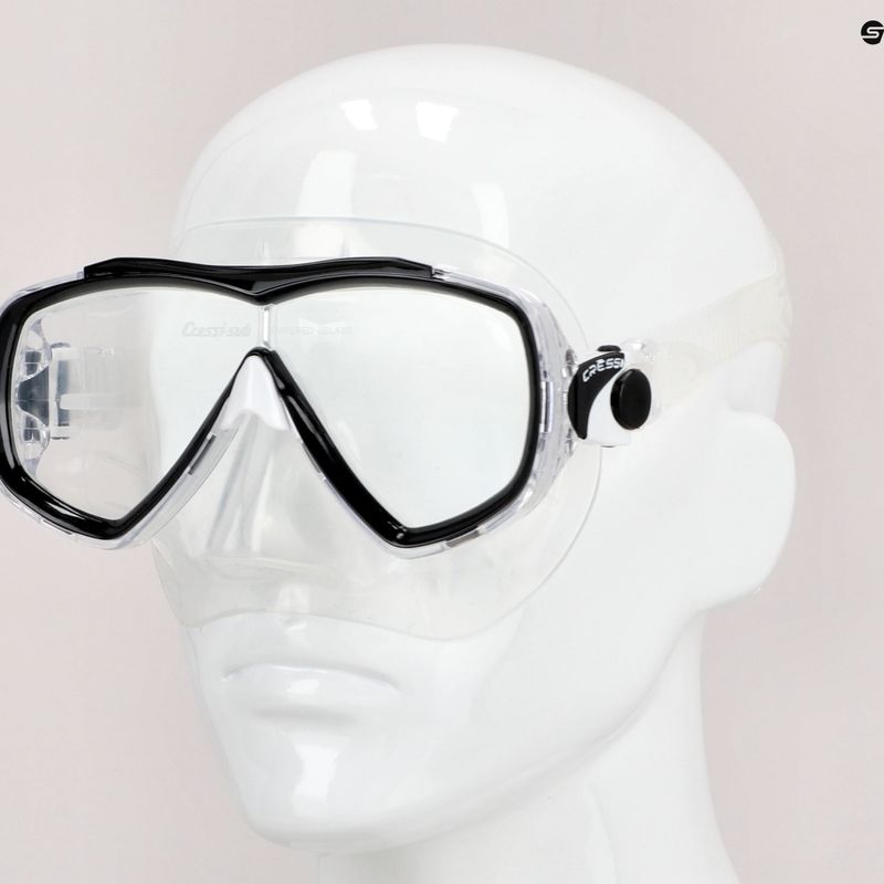 Cressi Estrella Tauchmaske schwarz DN340050 8