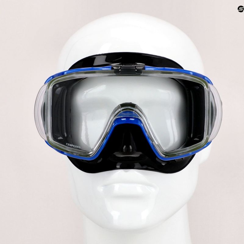 TUSA Visio Tri-Ex marineblaue Tauchmaske UM-31 7