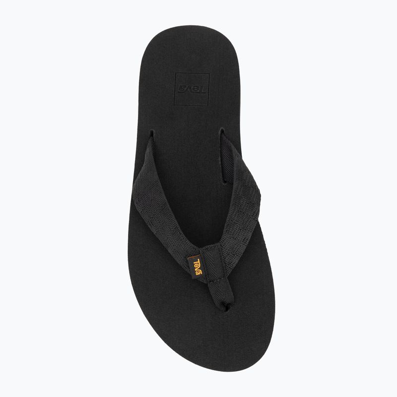 Herren Teva Mush II Flip Flops Ziegel schwarz 5