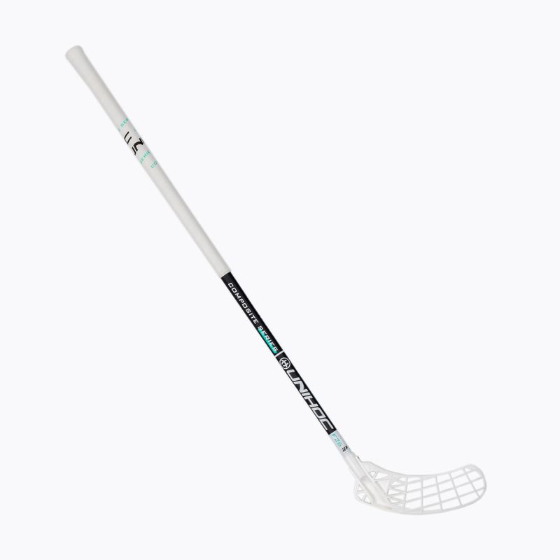 UNIHOC Iconic Composite 26 weiß/schwarz rechts Unihockeyschläger 04942