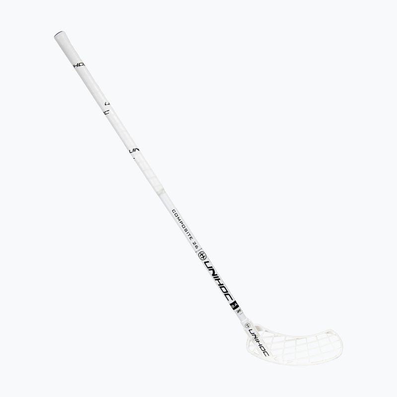 UNIHOC Unity Composite Unihockeyschläger für Linkshänder weiß 04945 5