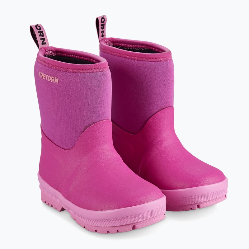 Tretorn Kuling Neopren rosa Kinder Gummistiefel 8