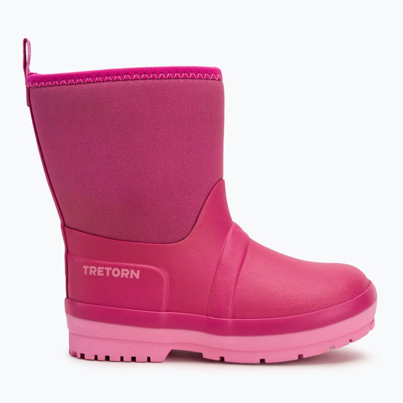 Tretorn Kuling Neopren rosa Kinder Gummistiefel 2