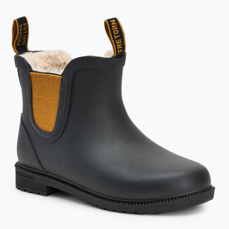 Gummistiefel Kinder Tretorn Chelsea Winter black/ harvest