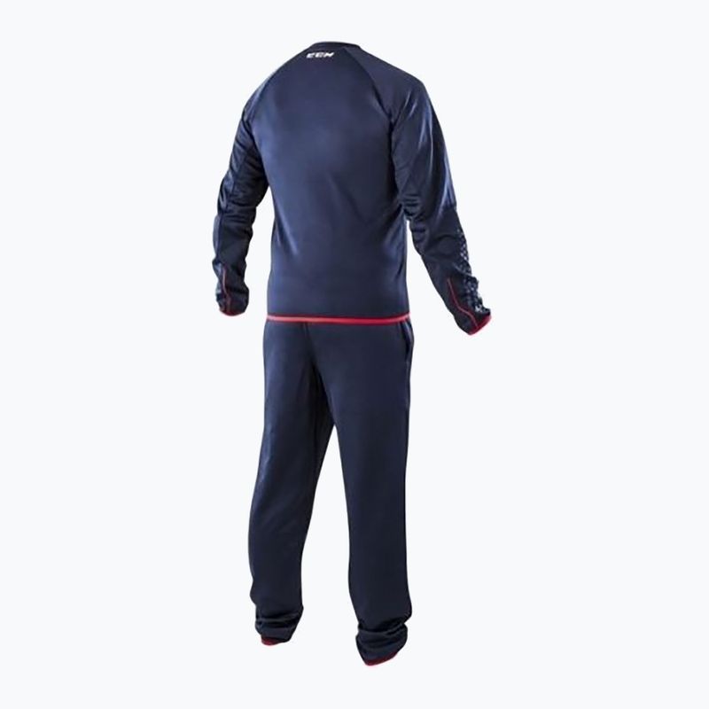 Kinder Trainingsanzug CCM Locker Suit JR navy 3
