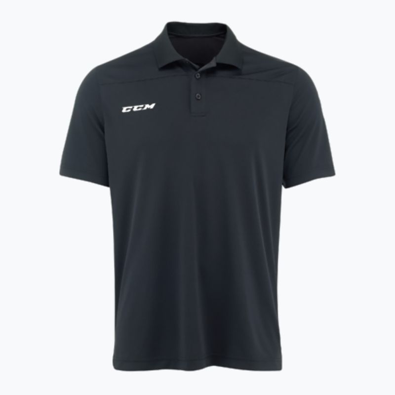 CCM Polo SR Herren-T-Shirt schwarz
