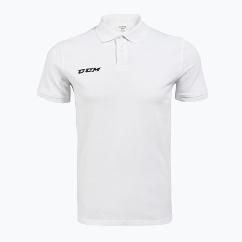 Herren CCM Polo SR T-Shirt weiß